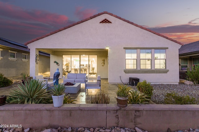 exterior space with a patio