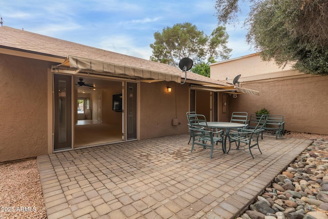 view of patio / terrace featuring outdoor dining space