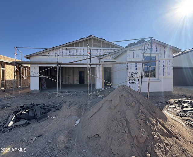 view of property in mid-construction