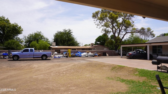view of car parking