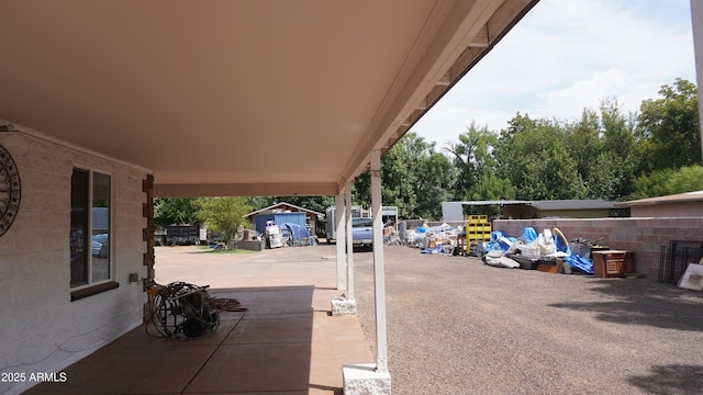 view of patio