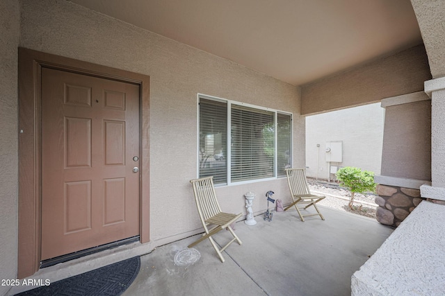 11563 W Jefferson St, Avondale, AZ 85323 - entrance to property with stucco siding and covered porch