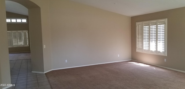 empty room featuring carpet