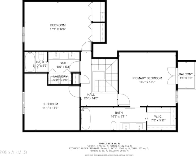 8001 N 3rd Pl, Phoenix, AZ 85020 - home floor plan