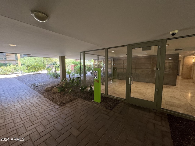 view of patio / terrace with french doors