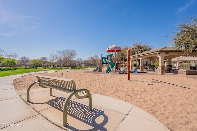 view of community playground