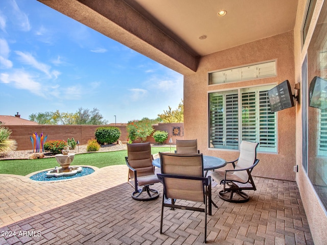 view of patio