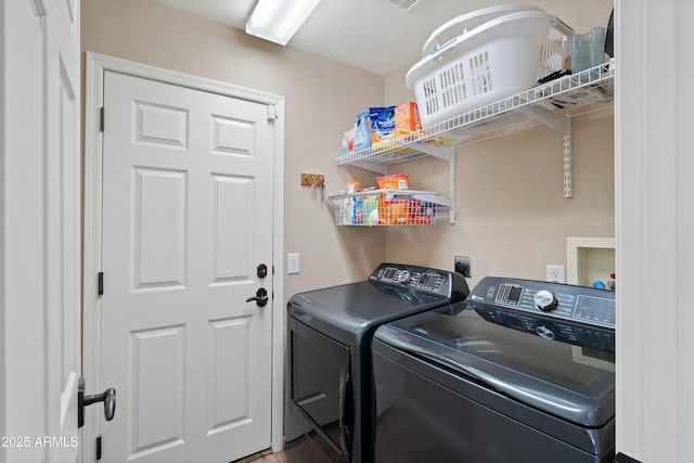 laundry room with washer and clothes dryer