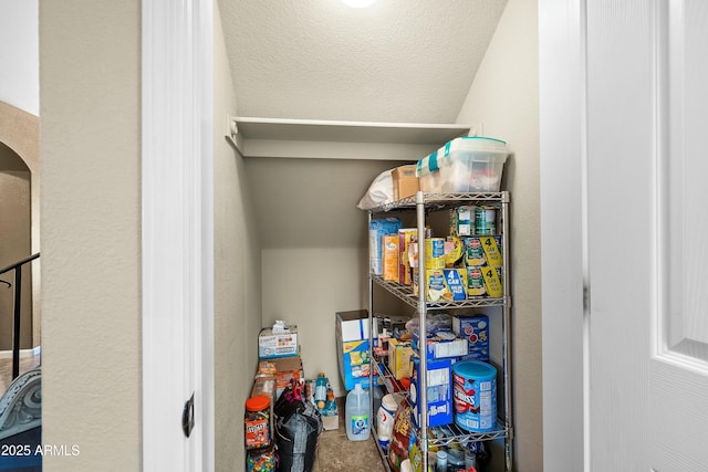 view of pantry