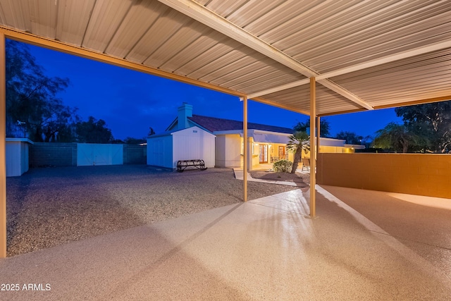 13108 N 76th St, Scottsdale, AZ 85260 - view of patio at twilight