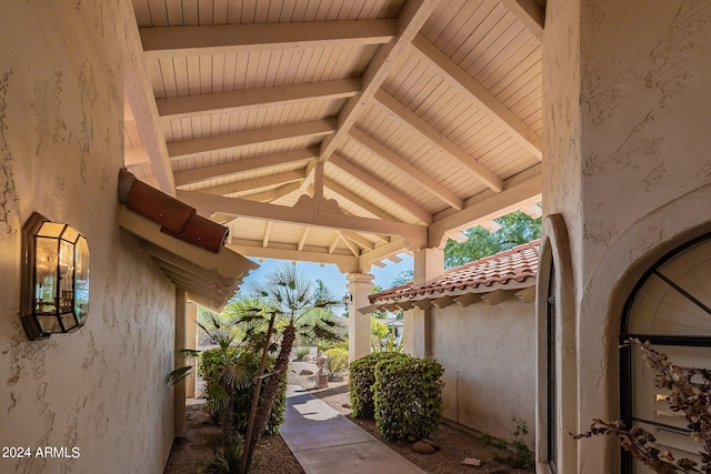 view of patio