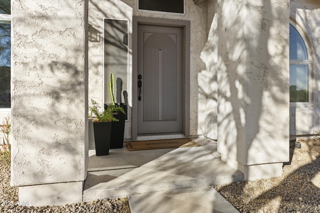 view of entrance to property