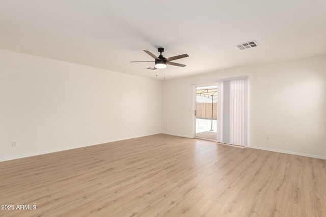22547 W Pima St, Buckeye, AZ 85326 - unfurnished room featuring light wood-type flooring and a ceiling fan