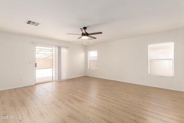 22547 W Pima St, Buckeye, AZ 85326 - unfurnished room with ceiling fan and light wood finished floors