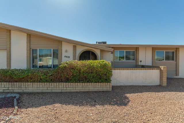 view of ranch-style house