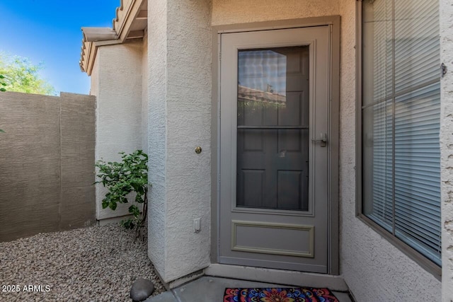 40713 N Courage Trl, Anthem, AZ 85086 - doorway to property featuring stucco siding