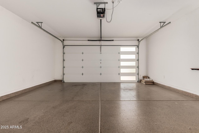 22568 E Rosa Rd, Queen Creek, AZ 85142 - garage with a garage door opener and baseboards