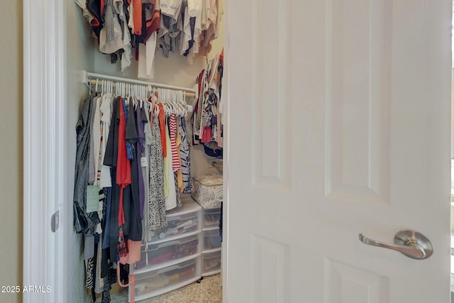 view of closet