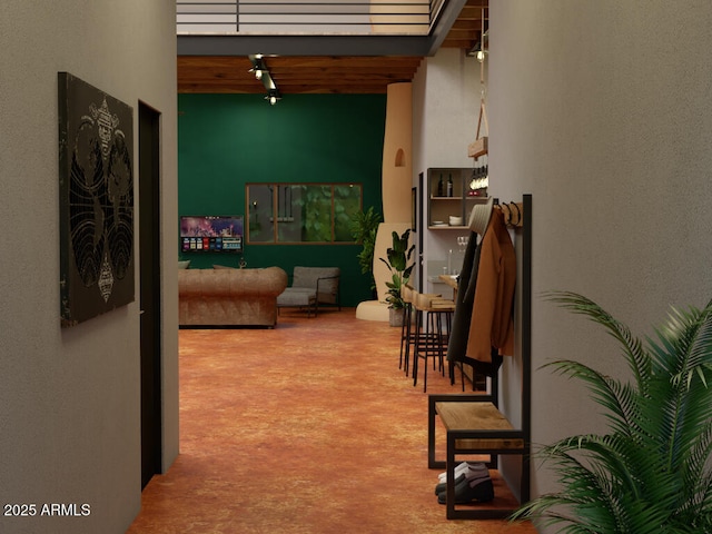 1038 E Northern Ave, Phoenix, AZ 85020 - hall featuring finished concrete floors