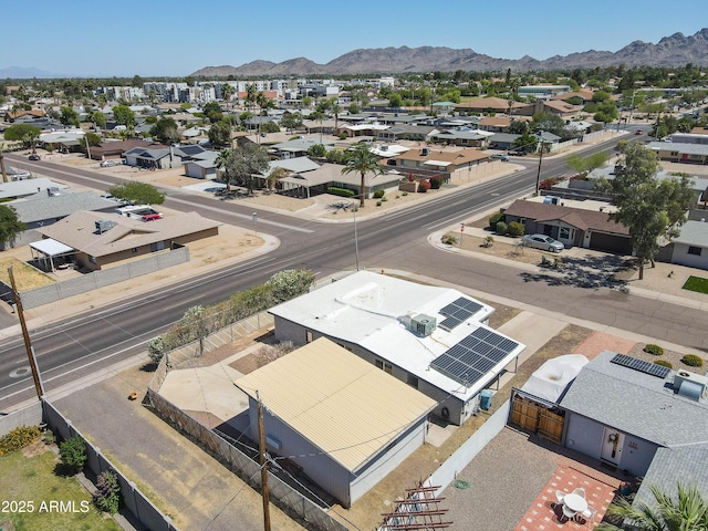 2346 E Sylvia St, Phoenix, AZ 85022 - aerial view of residential area with mountains