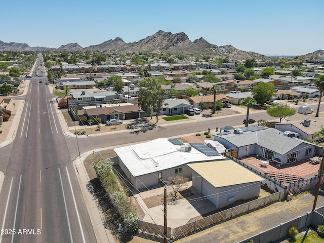 2346 E Sylvia St, Phoenix, AZ 85022 - aerial perspective of suburban area featuring mountains