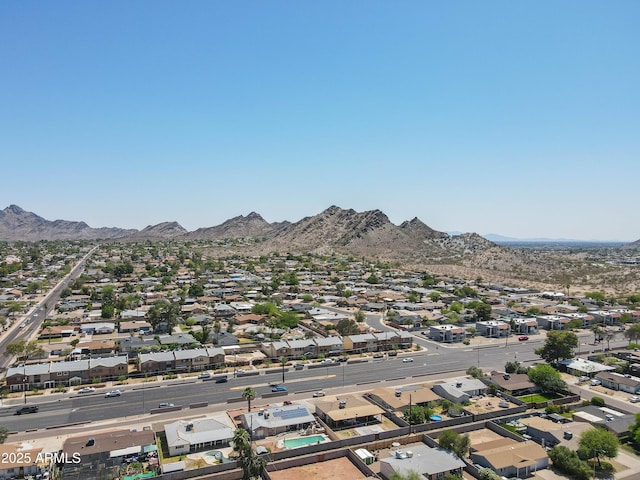 2346 E Sylvia St, Phoenix, AZ 85022 - aerial perspective of suburban area with mountains