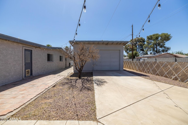 2346 E Sylvia St, Phoenix, AZ 85022 - garage with fence and concrete driveway