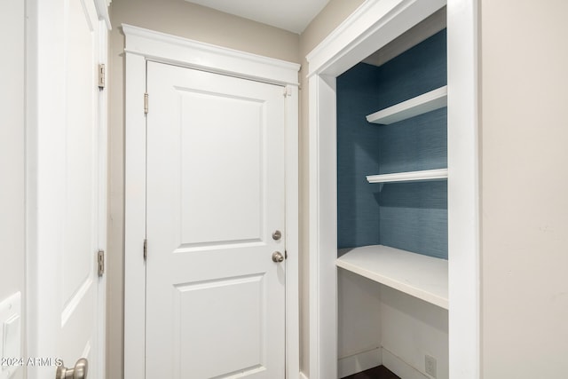 view of closet