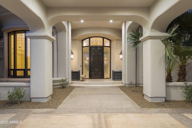 view of property entrance