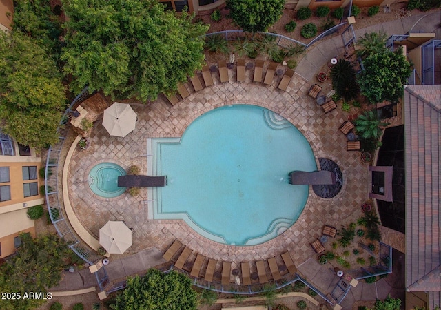6900 E Princess Dr Unit 1176, Phoenix, AZ 85054 - drone / aerial view of a pool