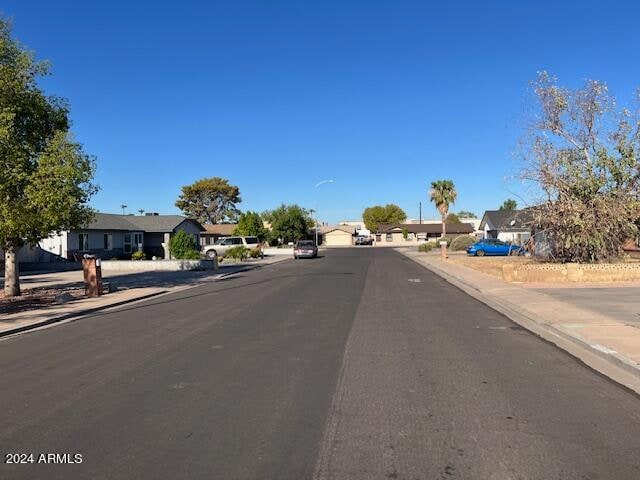 view of road