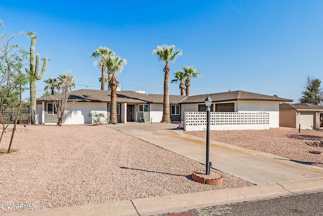 view of ranch-style house