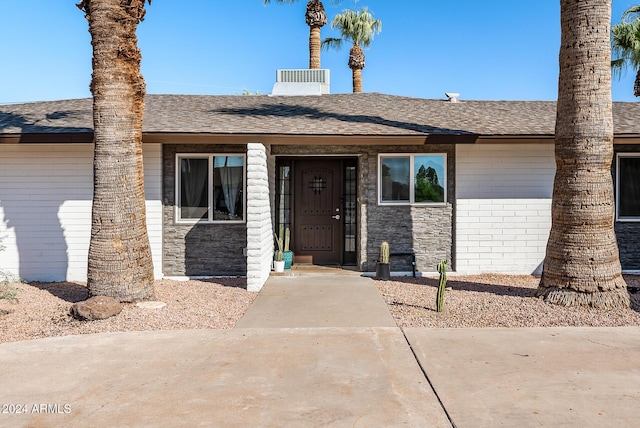 view of front of home