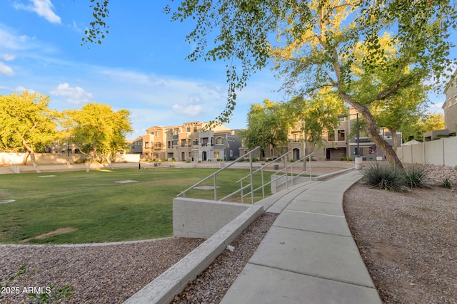 view of property's community featuring a residential view
