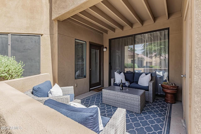 7575 E Indian Bend Rd Unit 1142, Scottsdale, AZ 85250 - view of patio / terrace with outdoor lounge area