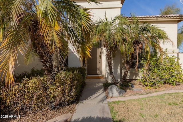 view of entrance to property