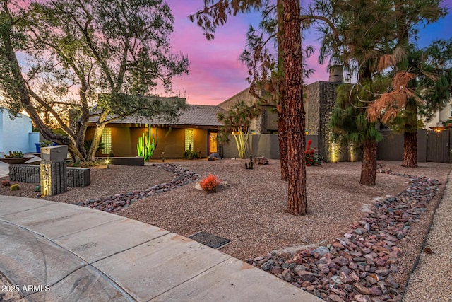 view of ranch-style home