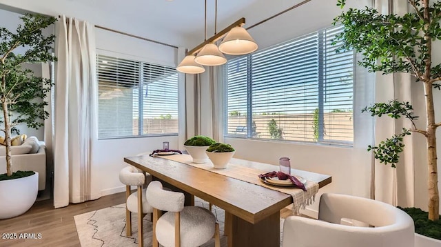23244 W Tamarisk Ave, Buckeye, AZ 85326 - dining room with wood finished floors and baseboards