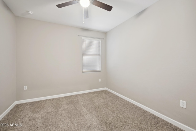 30776 W Earll Dr, Buckeye, AZ 85396 - carpeted empty room with a ceiling fan, baseboards, and a smoke detector
