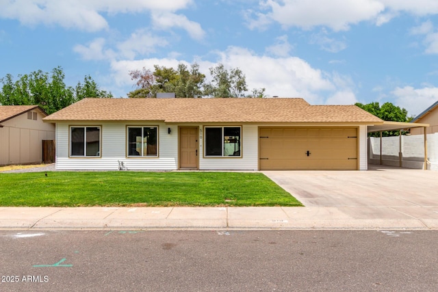 510 N Entrada St, Chandler, AZ 85226 - ranch-style home with an attached garage and concrete driveway