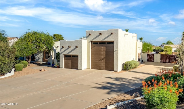 9035 W Villa Chula, Peoria, AZ 85383 - view of front of property with fence, a garage, stucco siding, a gate, and driveway