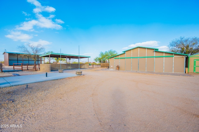 exterior space with driveway