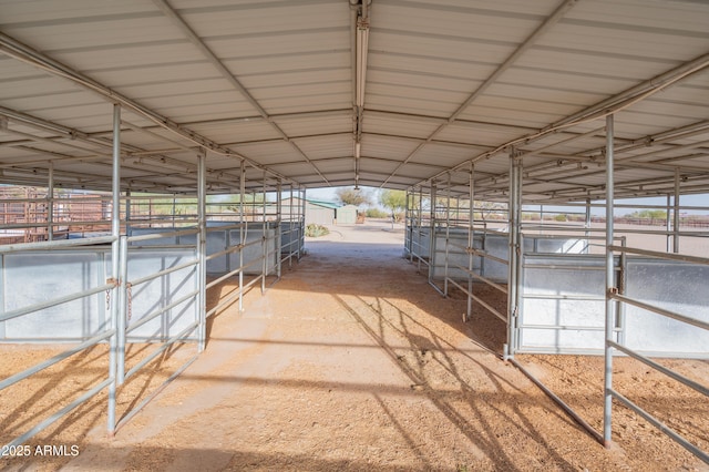 view of horse barn