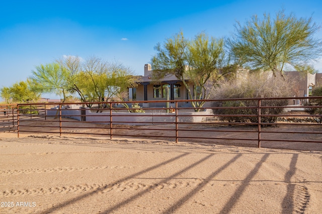 view of front of home with stucco siding