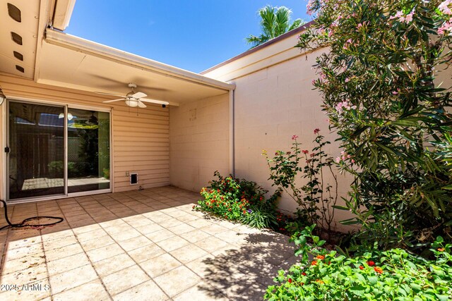 2442 N 22nd Ave, Phoenix, AZ 85009 - view of patio with ceiling fan