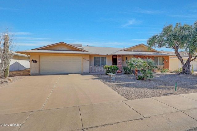 ranch-style house with a garage