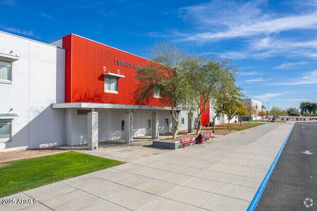 view of property