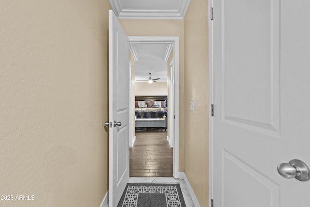 19239 W Elm St, Litchfield Park, AZ 85340 - hall with crown molding and baseboards