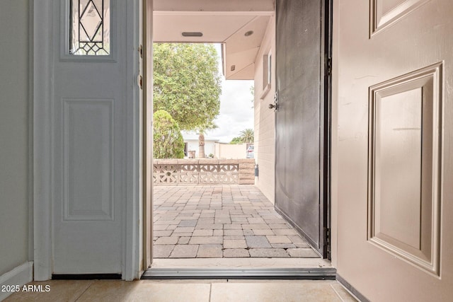 doorway to outside with plenty of natural light