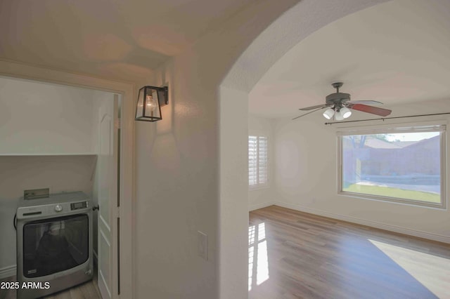 20722 N 38th St, Phoenix, AZ 85050 - interior space with washer / clothes dryer and wood finished floors
